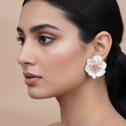 Flower Bling Earrings