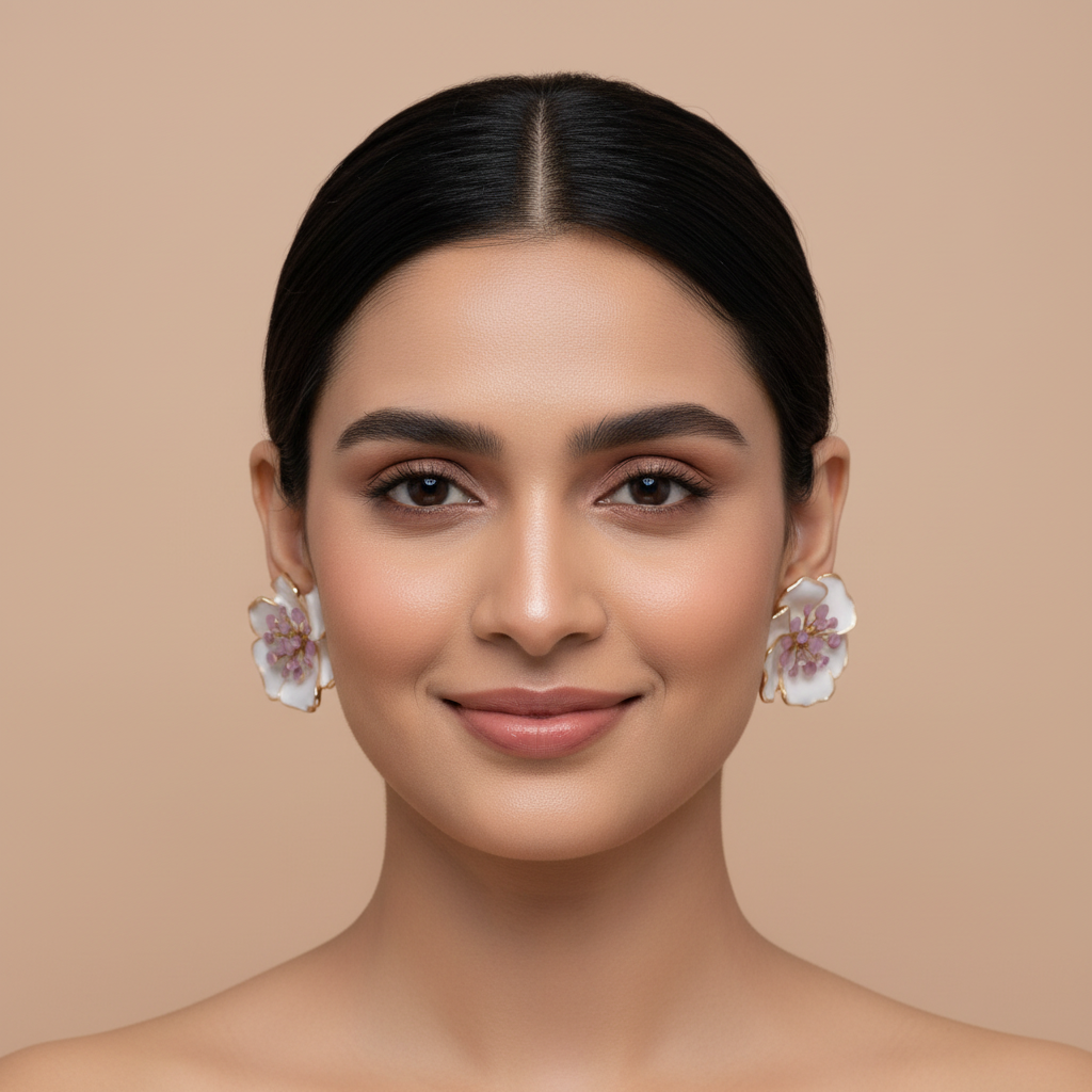 Flower Bling Earrings