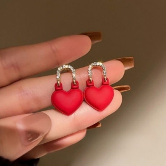 Heart Bling Earrings