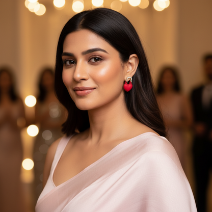 Heart Bling Earrings