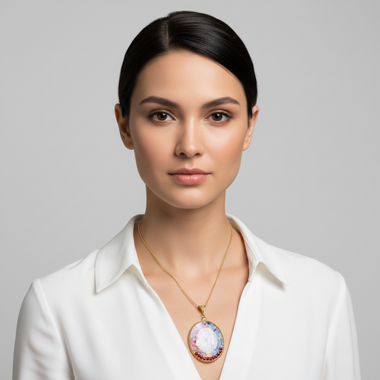 Fluid Necklace : Handmade