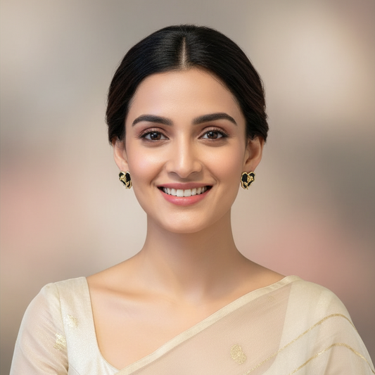 Floral Hearty Earrings