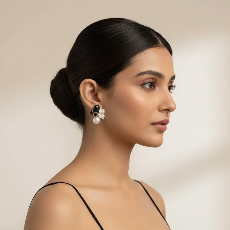 Flower Wine Earrings