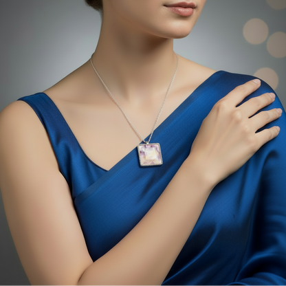 Fluid Necklace : Handmade