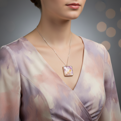 Fluid Necklace : Handmade