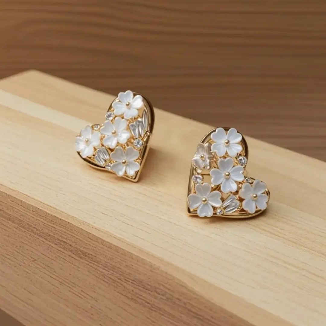 Heart Bling Earrings