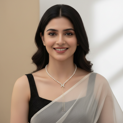 Pearls Butterfly Necklace