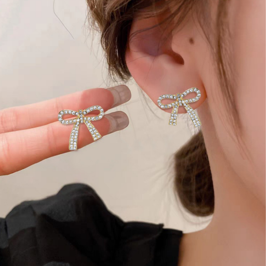 Bling Bow Earrings