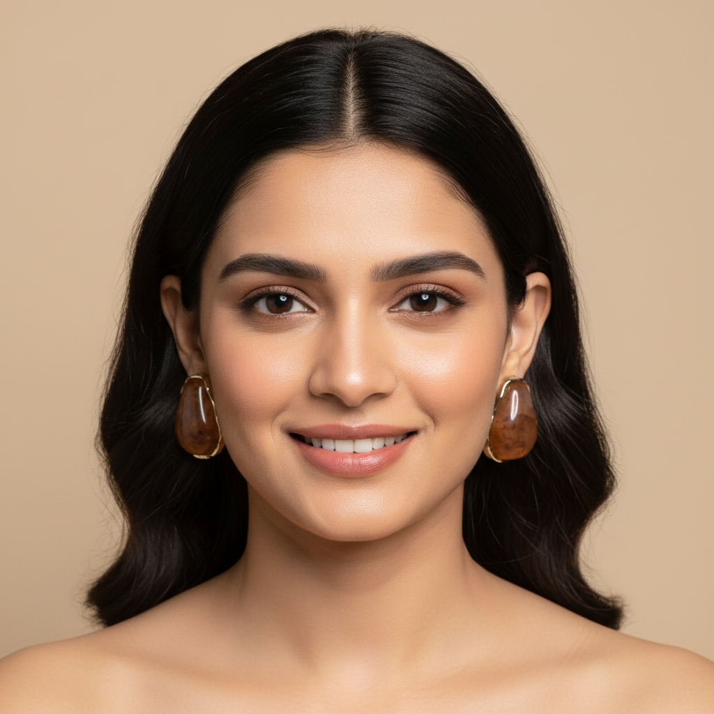 Semi Precious Stone Earrings