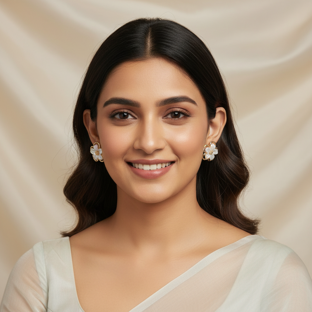 Flower Minimal Earrings