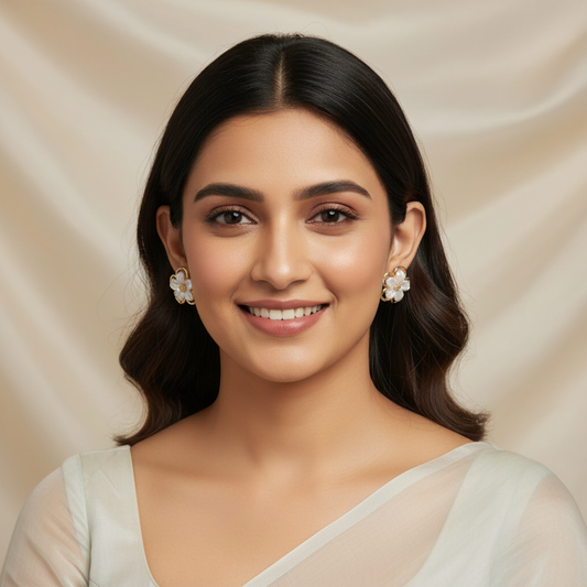 Flower Minimal Earrings