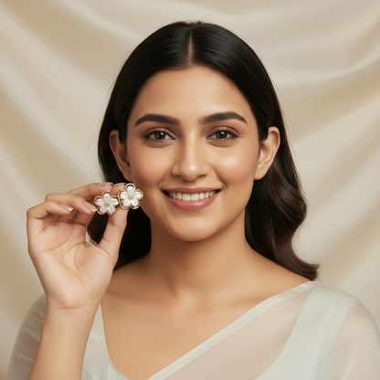 Flower Minimal Earrings