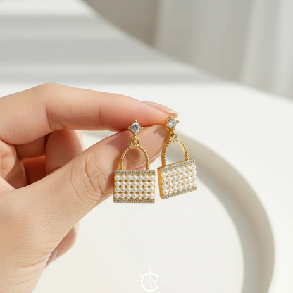 Pretty Purse Earrings