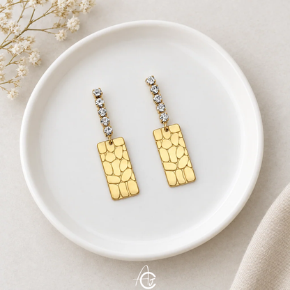 Diamond Drop Earrings