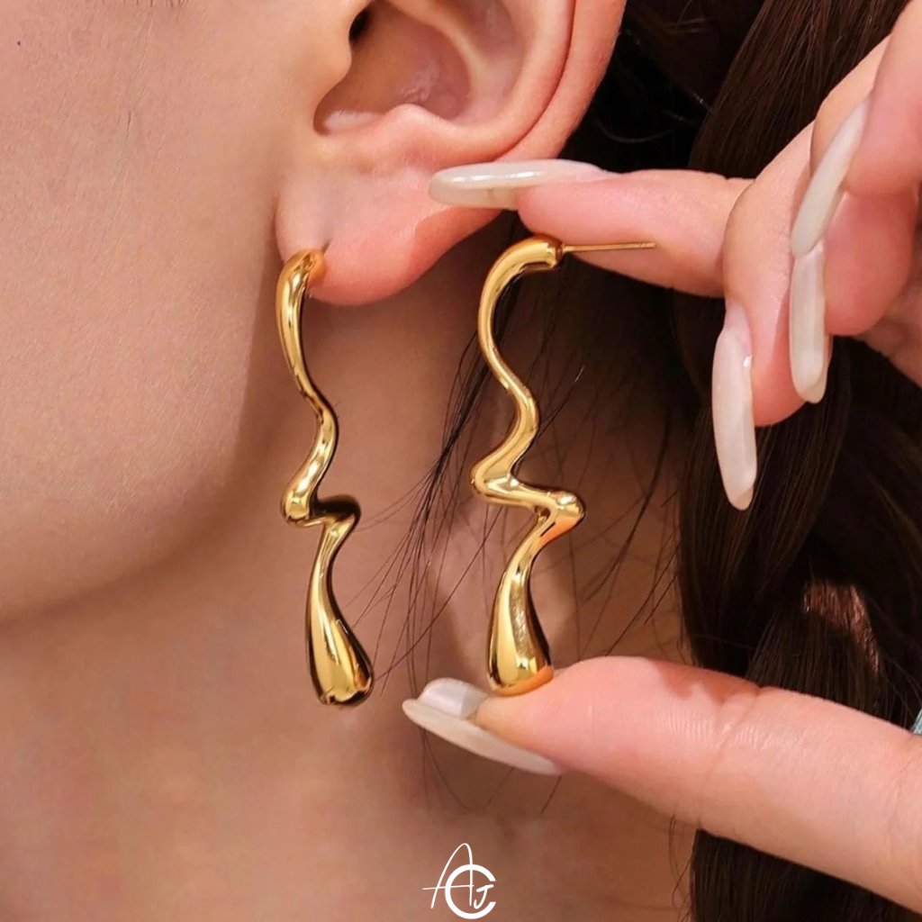 Modern Drop Earrings