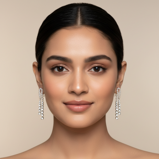 Bling Pearl Statement Earrings