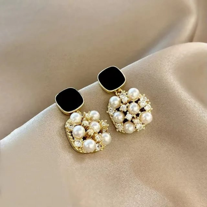 Pearl Bling Earrings