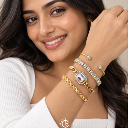 Golden Layered Bracelet