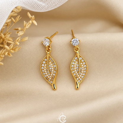 Leaf Drop Earrings