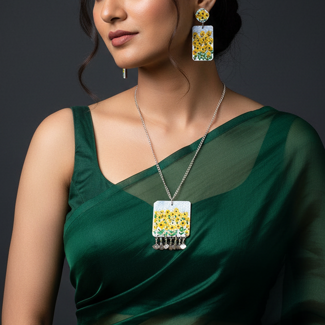 Statement  Necklace set : Handmade