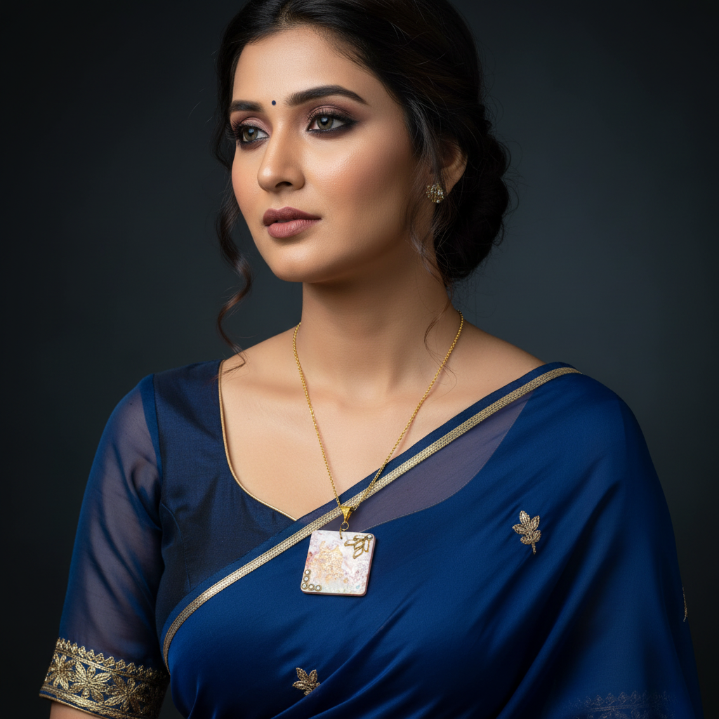 Fluid Necklace Set : Handmade