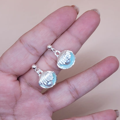 Pearl And Shell Earrings