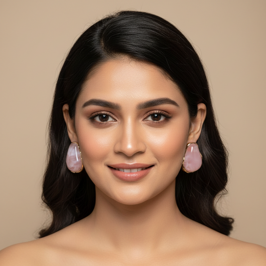 Semi Precious Stone Earrings