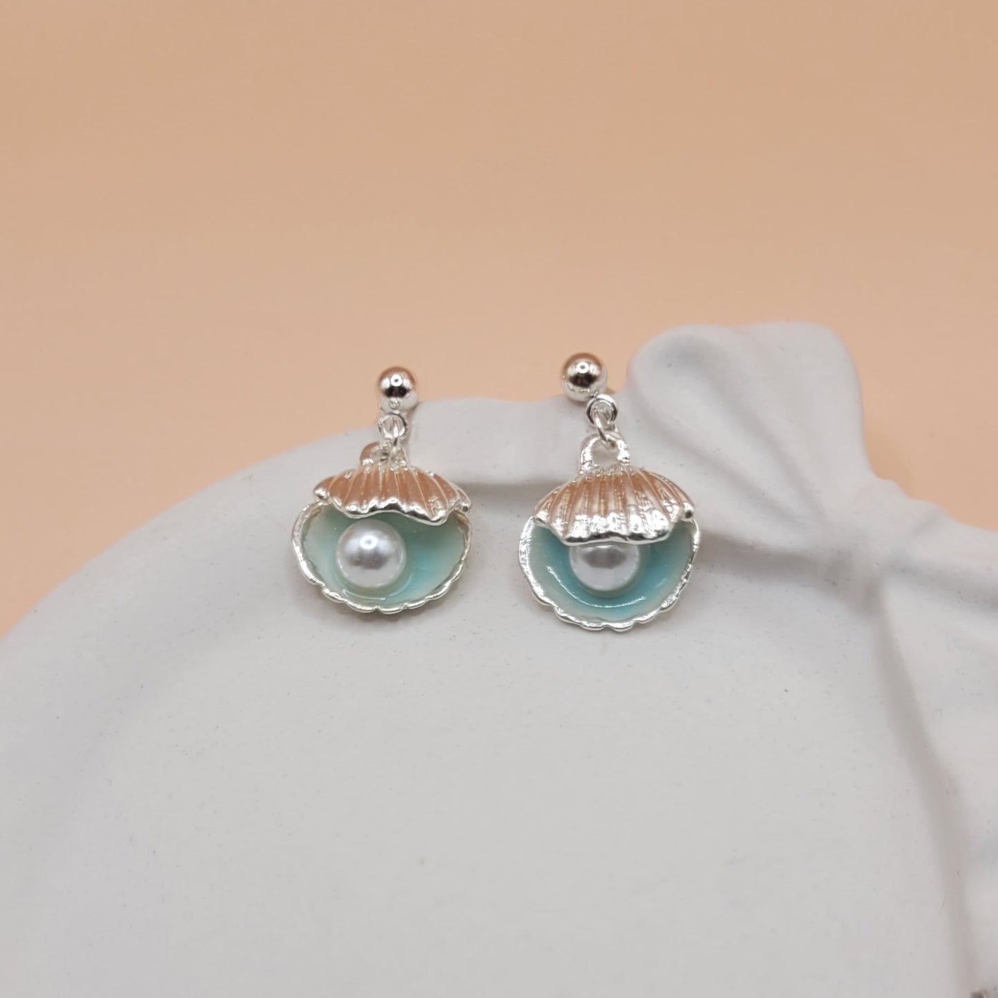 Pearl And Shell Earrings