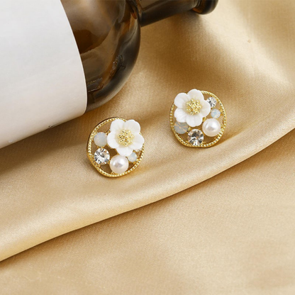 Bling Daisy Earrings