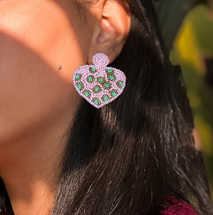 Naaz Embroidered Earrings : Handmade