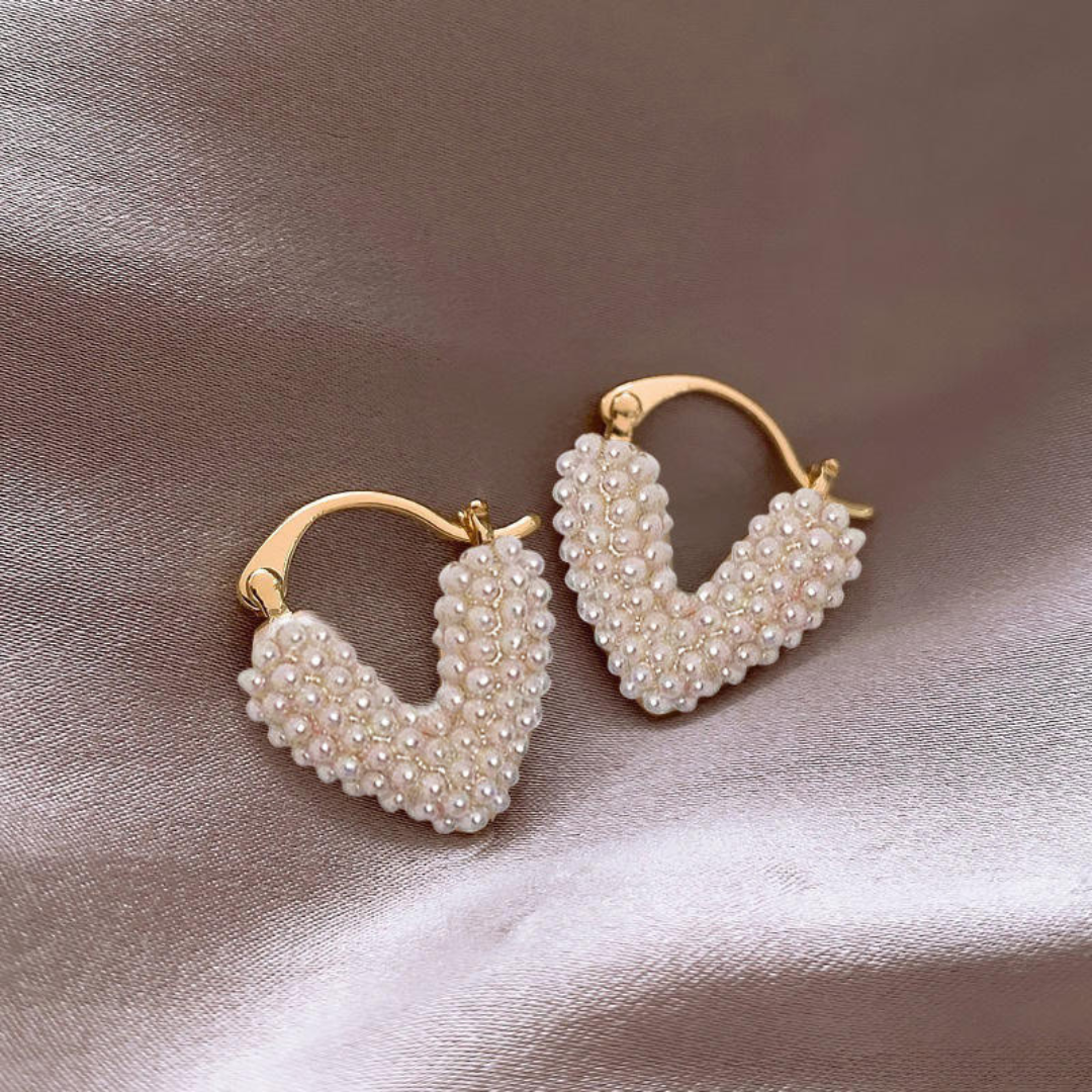 Bling Pearl Earrings