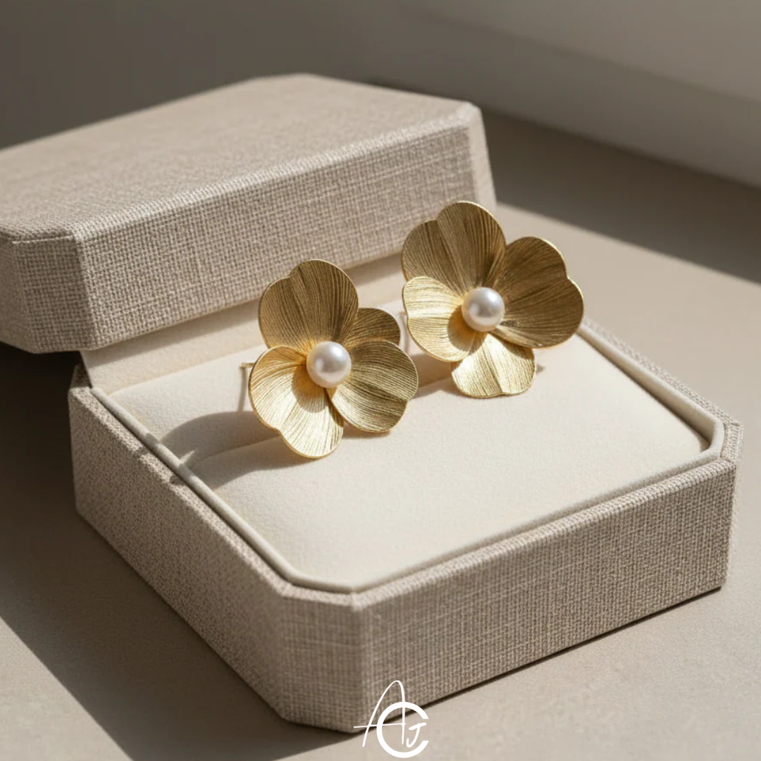 Daisy Gold Earrings