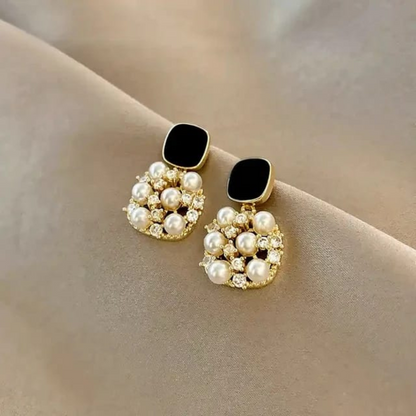 Pearl Bling Earrings
