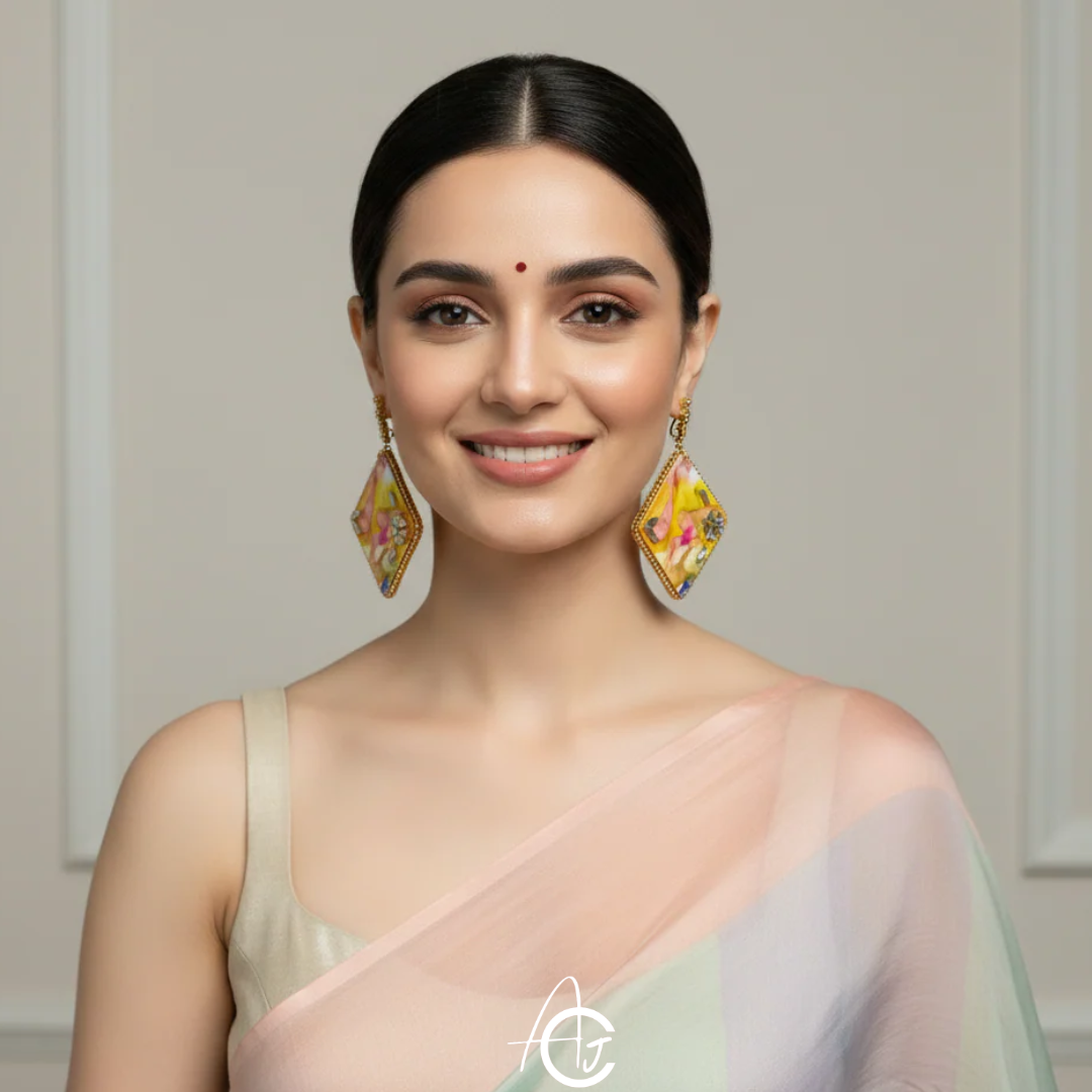 Fluid Earrings : Handmade