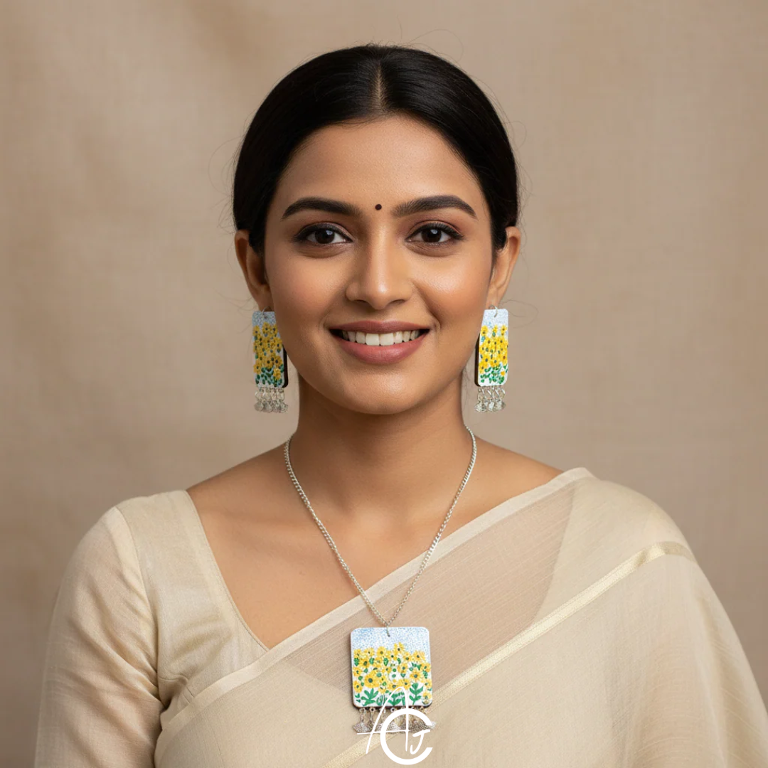 Statement  Necklace set : Handmade