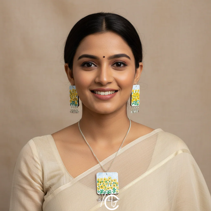 Statement  Necklace set : Handmade