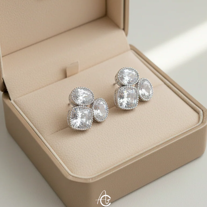 Triple Love Statement Earrings