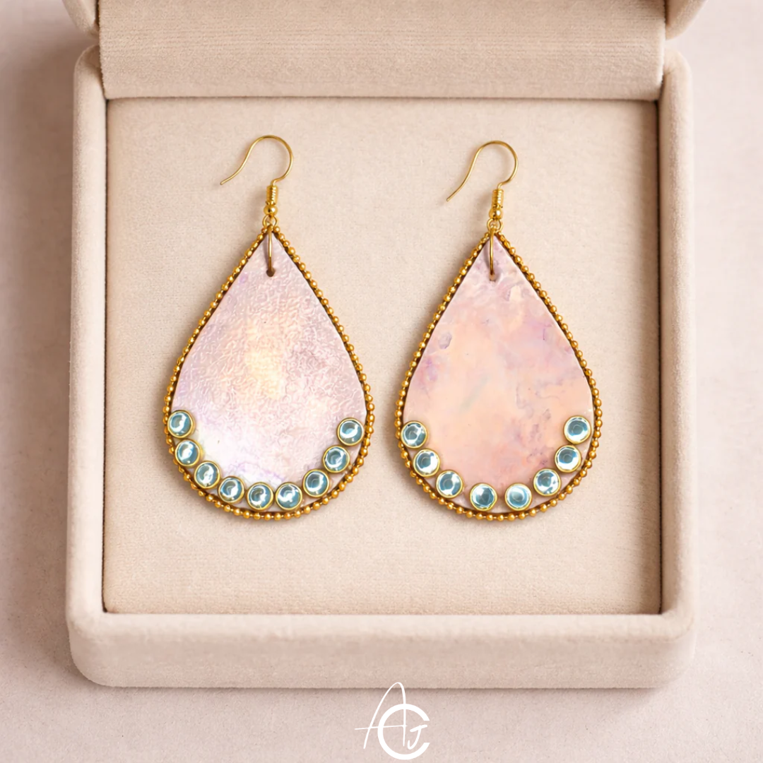 Fluid Earrings : Handmade