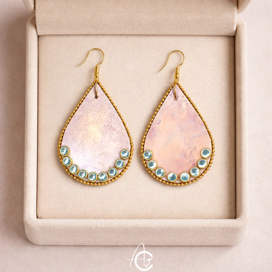 Fluid Earrings : Handmade