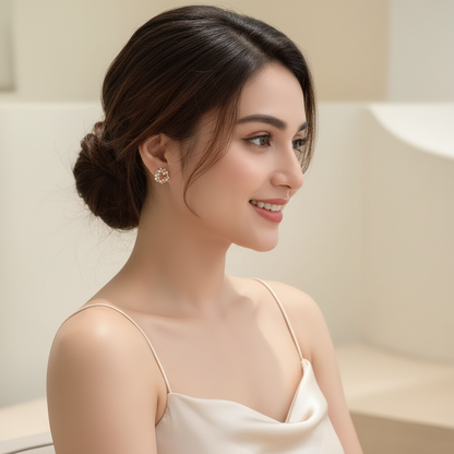 Bling Pearl Earrings