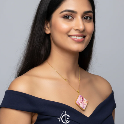 Fluid Necklace : Handmade