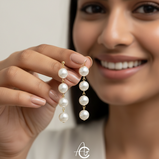 Pearl Dangle Earrings