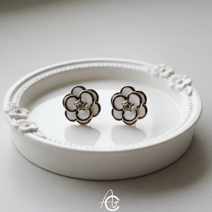 Flower Bling Earrings