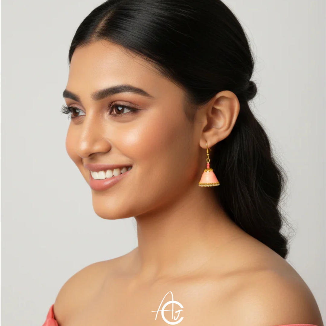 Statement  Jhumka : Handmade