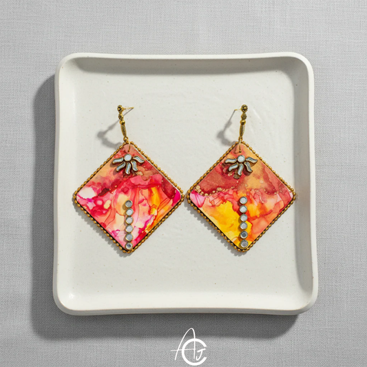 Fluid Earrings : Handmade