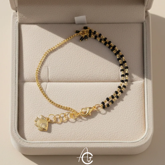 Reena Mangalsutra Bracelet : Handmade