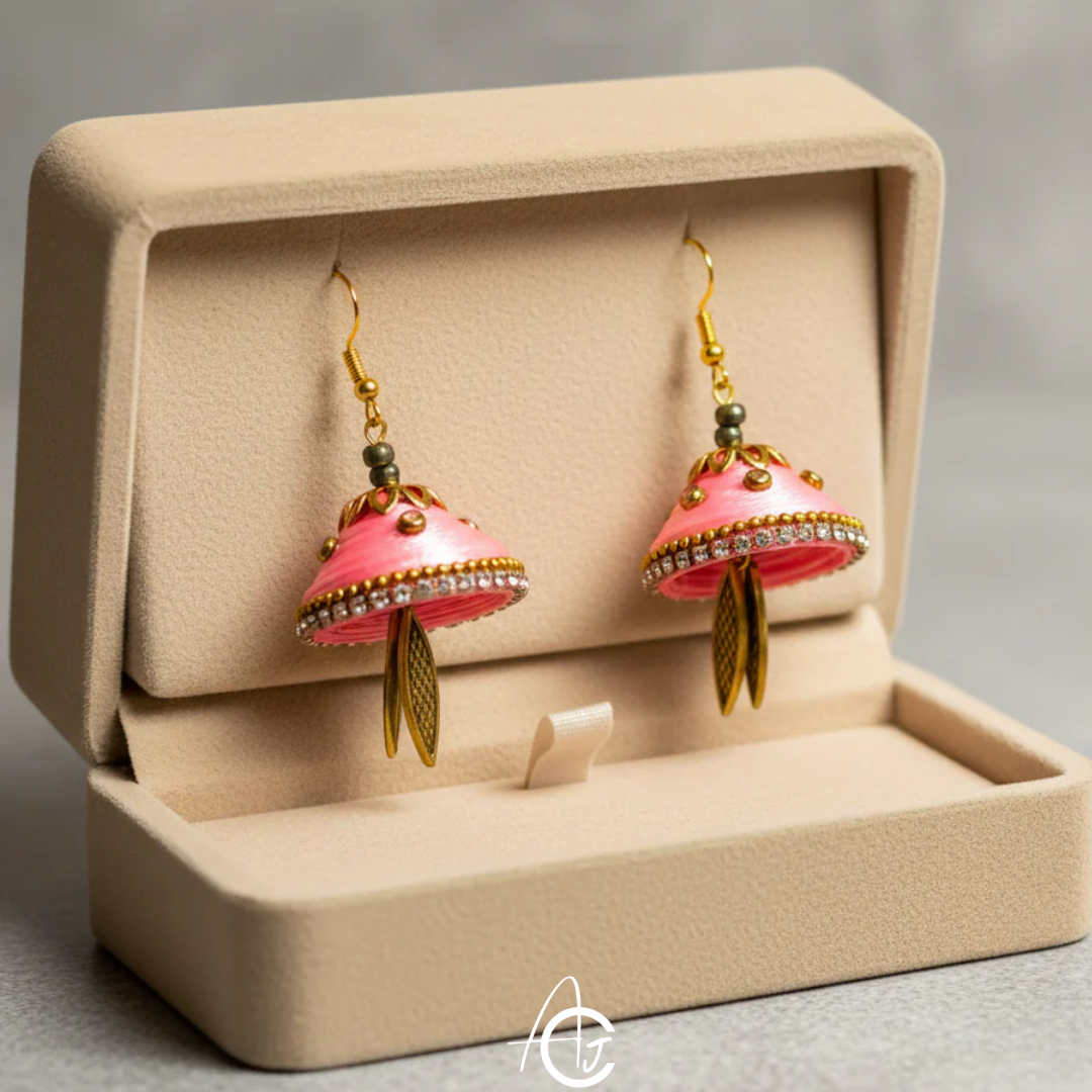 Statement  Jhumka : Handmade