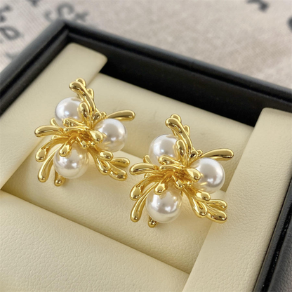 Pearl Statement Earrings