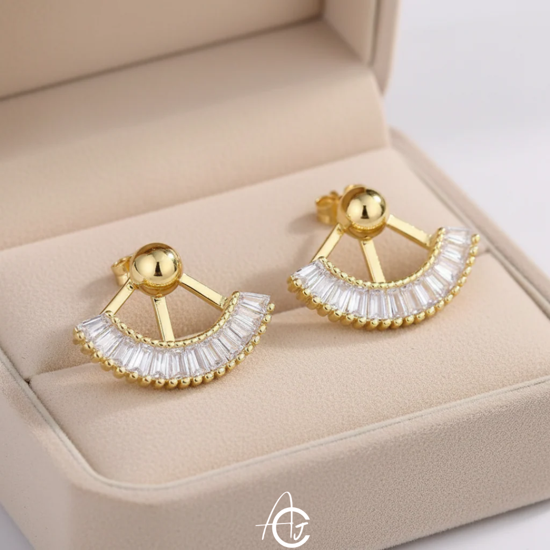 Minimalistic Crystal Earrings