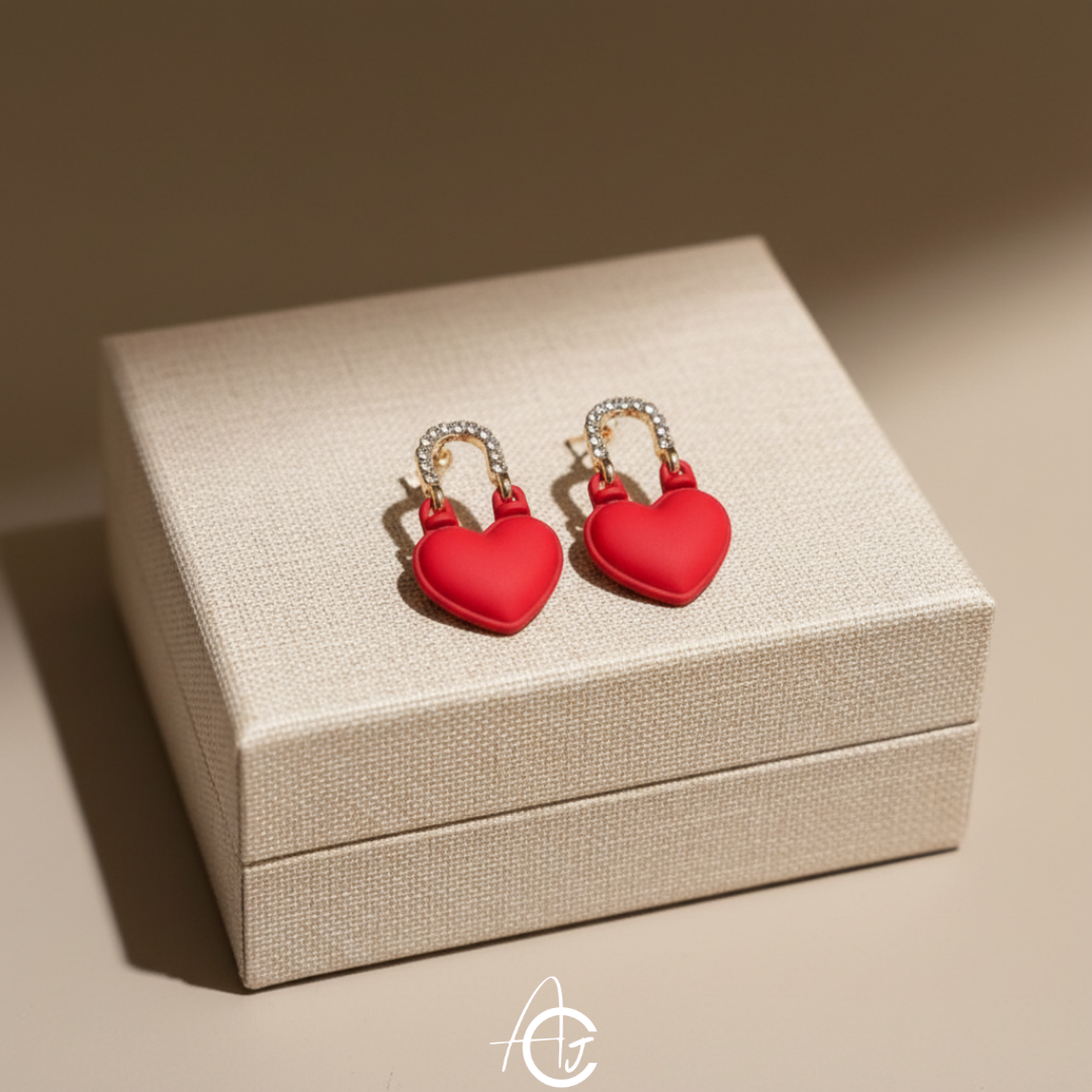 Heart Bling Earrings